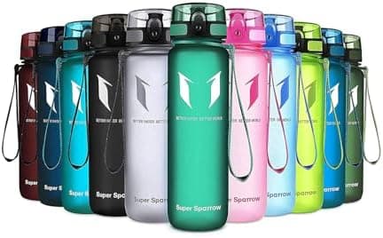 Super Sparrow BPA-frei Wasserflasche - 500ml - Ideale für Sport und Outdoor - Nachhaltig ClimatePartner certified