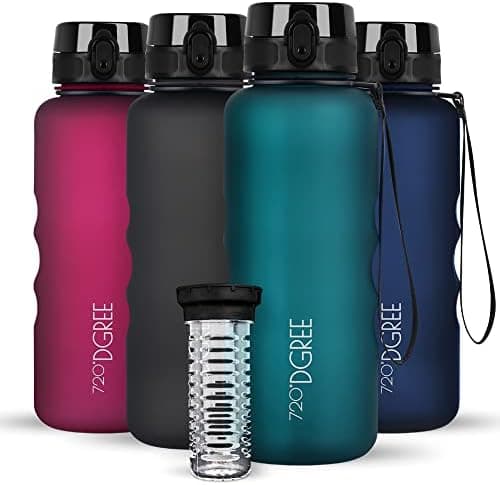 720°DGREE uberBottle Trinkflasche SoftTouch 500ml - Auslaufsicher, BPA-Frei - für Sport und Outdoor-Aktivitäten - Climat