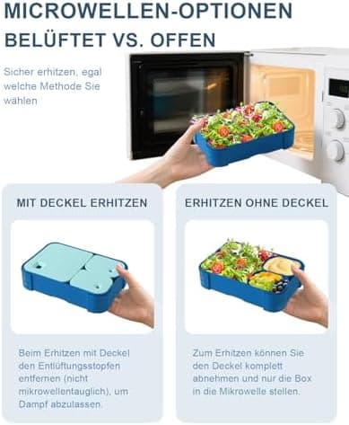 Kinder Brotdose 1100ml Auslaufsichere Bento Box Schule