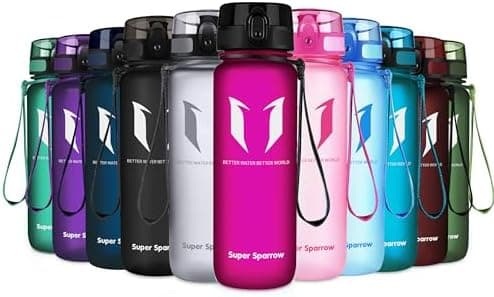 Super Sparrow BPA-frei Wasserflasche - 500ml - Ideale für Sport und Outdoor - Nachhaltig ClimatePartner certified