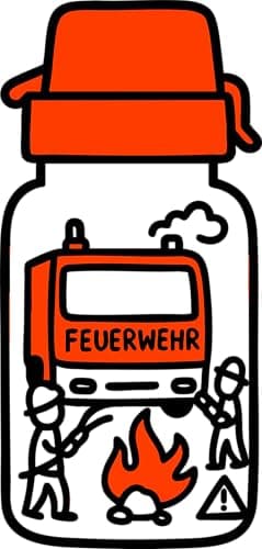 Trinkflasche Kinder auslaufsicher Regenbogen 400 ml Kohlensäure geeignet BPA-frei Tritan spülmaschinenfest Easy-Clean Ma