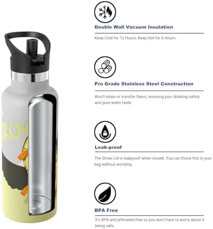 Super Sparrow Thermobecher für Sport und Outdoor - 500ml, 750ml - BPA-Frei, ClimatePartner certified - FlipFlow Trinkfla