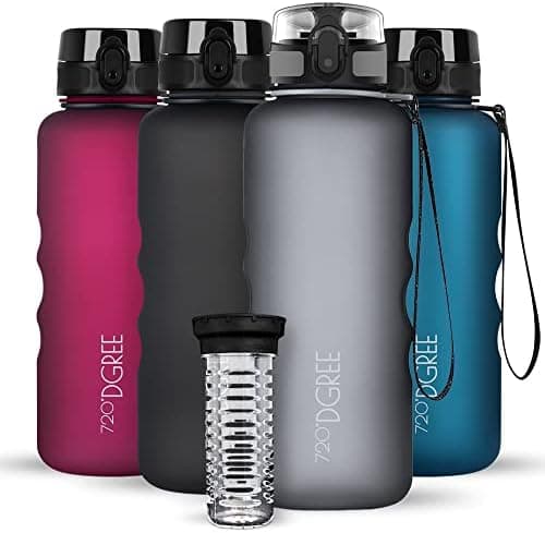 720°DGREE uberBottle Trinkflasche SoftTouch 500ml - Auslaufsicher, BPA-Frei - für Sport und Outdoor-Aktivitäten - Climat