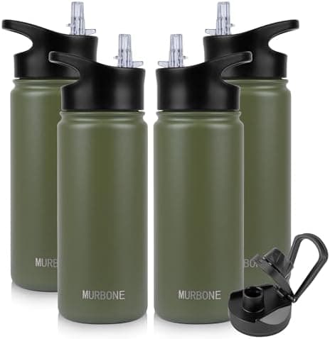Edelstahl Trinkflasche 1.2L BPAfrei-Thermoskanne-Vakuum Doppelwandisolierung für Sport Campings-Reise-Kohlensäure Geeign