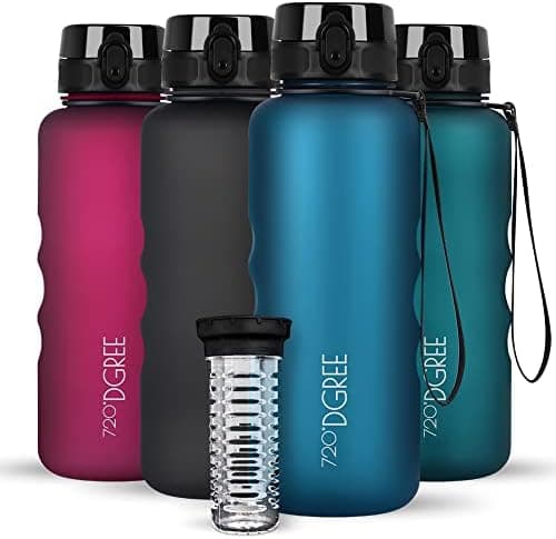 720°DGREE uberBottle Trinkflasche SoftTouch 500ml - Auslaufsicher, BPA-Frei - für Sport und Outdoor-Aktivitäten - Climat
