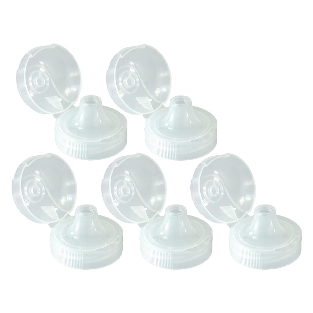 5 x Flip-Top-Deckel für BPA-frei Tritan Trinkflasche - Sportaktiv - Outdoor - Grande Größe