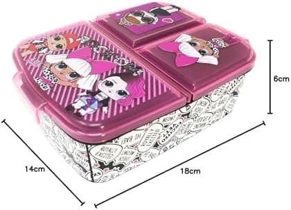 Kinder Brotdose Lunchbox Minecraft - mit Fächern - BPA frei - Perfect für Schultage und Picknicks