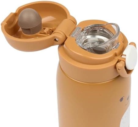Fabelab Kinder Trinkflasche 320 ml | BPA-Frei Edelstahl Auslaufsicher | Schultasche Wasserflasche