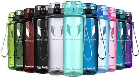 Super Sparrow BPA-frei Wasserflasche - 500ml - Ideale für Sport und Outdoor - Nachhaltig ClimatePartner certified