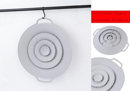 Schutztopfdeckel Silikon Überkochschutz 30 cm - Spritzschutz für Herd und Mikrowelle | Hitzebeständig, Spülmaschinenfest