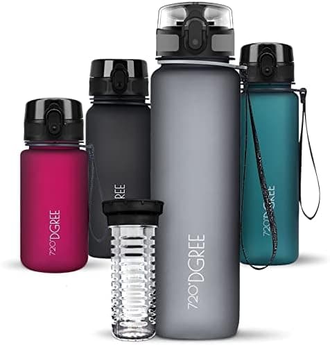 720°DGREE uberBottle Trinkflasche SoftTouch 500ml - Auslaufsicher, BPA-Frei - für Sport und Outdoor-Aktivitäten - Climat