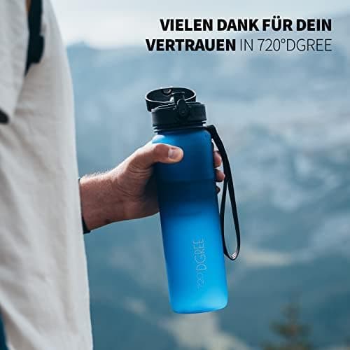 720°DGREE uberBottle Trinkflasche SoftTouch 500ml - Auslaufsicher, BPA-Frei - für Sport und Outdoor-Aktivitäten - Climat