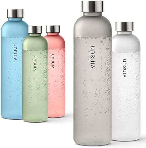 VINSUN Trinkflasche 1000ml - auslaufsicher, BPA frei, Tritan - Leichte Wasserflasche für Sport und Outdoor activities -