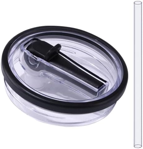 Wiederverwendbare Ersatzdeckel für 40oz Becher | Auslaufsichere Tumbler Abdeckungen | Stanley Cup Zubehör (Beige 2pcs)