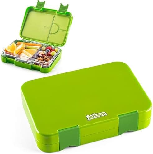 Jarlson® Brotdose Kinder mit Fächern - TONI Lunchbox - Auslaufdurchfall-Sicher – Jausenbox für Kindergarten und Schule -