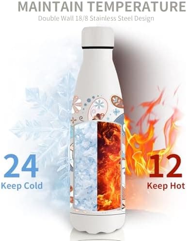 Grsta Trinkflasche 500ml, BPA-freie Edelstahlflasche für Kinder, ideale Wasserspeicherung bei Kalt&warm