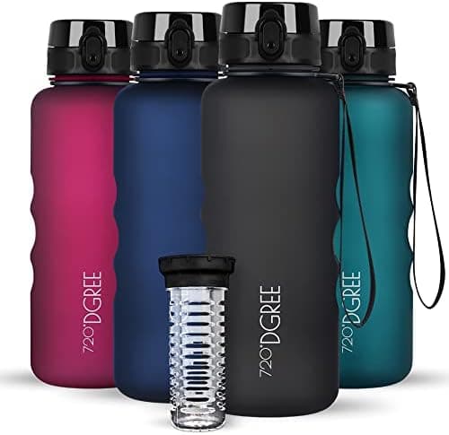 720°DGREE uberBottle Trinkflasche SoftTouch 500ml - Auslaufsicher, BPA-Frei - für Sport und Outdoor-Aktivitäten - Climat