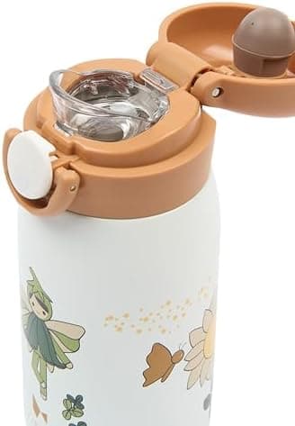 Fabelab Kinder Trinkflasche 320 ml | BPA-Frei Edelstahl Auslaufsicher | Schultasche Wasserflasche