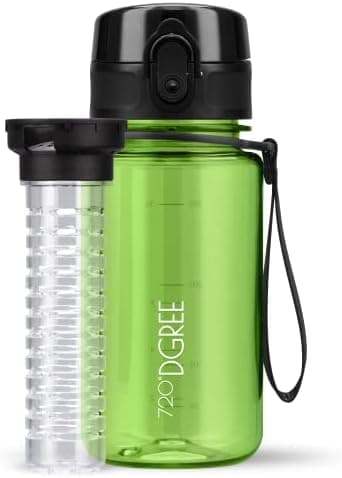 720°DGREE uberBottle Trinkflasche SoftTouch 500ml - Auslaufsicher, BPA-Frei - für Sport und Outdoor-Aktivitäten - Climat