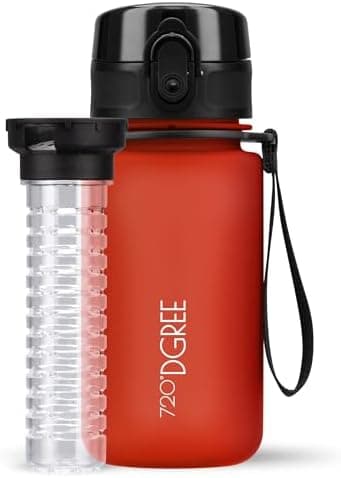 720°DGREE uberBottle Trinkflasche SoftTouch 500ml - Auslaufsicher, BPA-Frei - für Sport und Outdoor-Aktivitäten - Climat