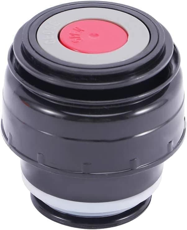 Isolierflaschen-Deckelabdeckung für Vakuumflaschen, Outdoor-Reisebecher, tragbar, universelles Zubehör (4,5 cm, Schwarz/