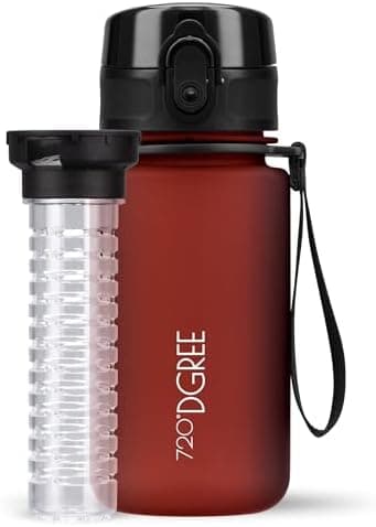 720°DGREE uberBottle Trinkflasche SoftTouch 500ml - Auslaufsicher, BPA-Frei - für Sport und Outdoor-Aktivitäten - Climat