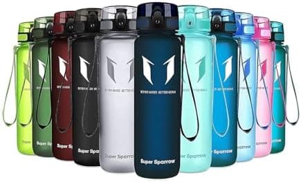 Super Sparrow BPA-frei Wasserflasche - 500ml - Ideale für Sport und Outdoor - Nachhaltig ClimatePartner certified