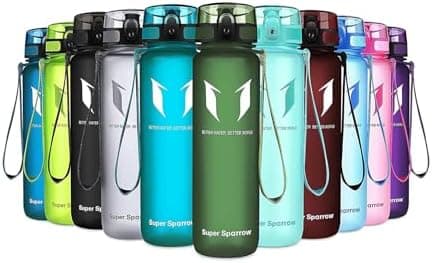 Super Sparrow BPA-frei Wasserflasche - 500ml - Ideale für Sport und Outdoor - Nachhaltig ClimatePartner certified