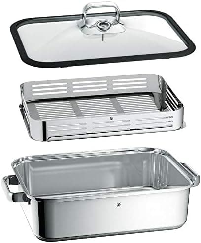 WMF Vitalis Glasdeckel für Aroma 6,5l, spülmaschinengeeignet, silikondichtung, vitalis zubehör
| WMF Vitalis Glasdeckel