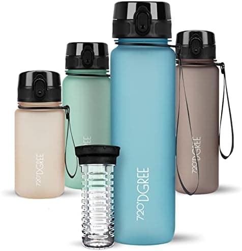 720°DGREE uberBottle Trinkflasche SoftTouch 500ml - Auslaufsicher, BPA-Frei - für Sport und Outdoor-Aktivitäten - Climat