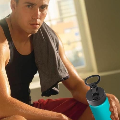 Ersatz-Deckel für Wasserflaschen - Mundabdeckung mit Griff, ideal für Arbeitsplatz und Fitnessstudio
| Ersatz-Deckel fü