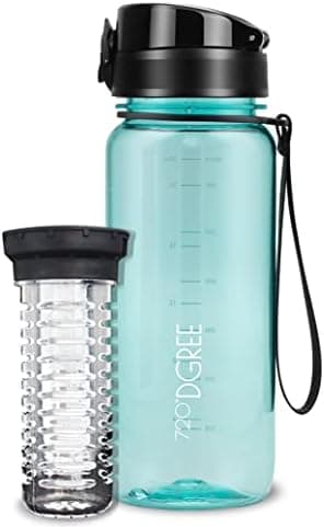 720°DGREE uberBottle Trinkflasche SoftTouch 500ml - Auslaufsicher, BPA-Frei - für Sport und Outdoor-Aktivitäten - Climat