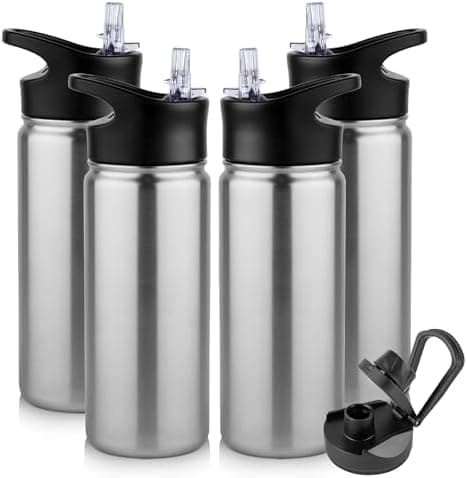 Edelstahl Trinkflasche 1.2L BPAfrei-Thermoskanne-Vakuum Doppelwandisolierung für Sport Campings-Reise-Kohlensäure Geeign