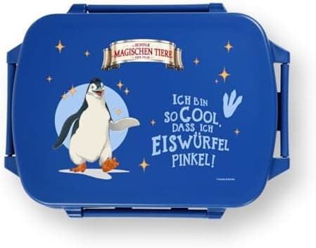 AWAVE Henrietta Snackbox Brotdose Kinder rPET Grün – Unterteilung, Auslaufsicher, Pausenbox für Schule und Picknick