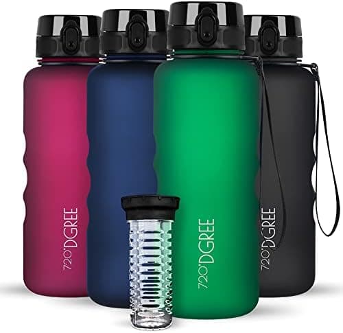 720°DGREE uberBottle Trinkflasche SoftTouch 500ml - Auslaufsicher, BPA-Frei - für Sport und Outdoor-Aktivitäten - Climat