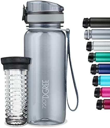 720°DGREE uberBottle Trinkflasche SoftTouch 500ml - Auslaufsicher, BPA-Frei - für Sport und Outdoor-Aktivitäten - Climat
