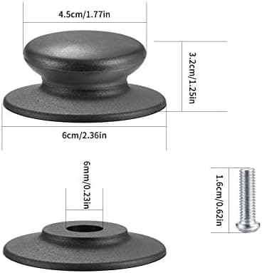 4 Stück Topfdeckelknopf, Universal-topfdeckel Griff für Küchengeschirr, Ersatzknöpfe für Topfdeckel, Kasserolle und mehr
