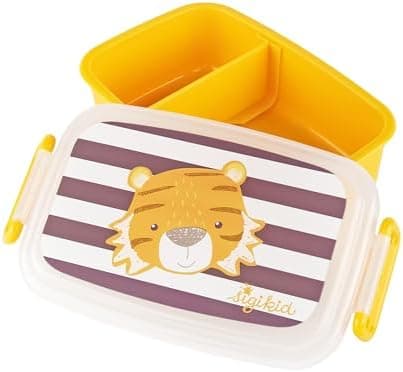 Sigikid 25365 Brotzeitbox Fuchs Lunchbox mit Trennwand, sicher und BPA-frei für Kinder ab 1 Jahr
| Sigikid 25365 Brotze