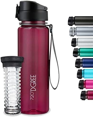 720°DGREE uberBottle Trinkflasche SoftTouch 500ml - Auslaufsicher, BPA-Frei - für Sport und Outdoor-Aktivitäten - Climat