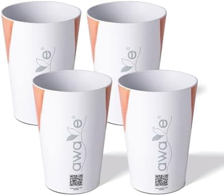 AWAVE Festival Becher Set multifunktional für Party- und Every-Day-Nutzung, 400 ml,-recycelbar, leicht und robust