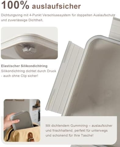 Kinder Brotdose 1100ml Auslaufsichere Bento Box Schule