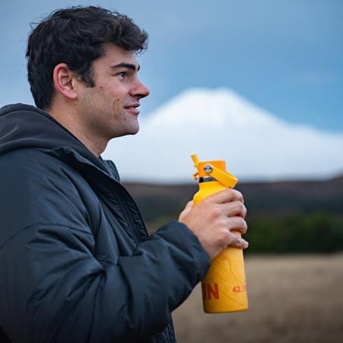 Super Sparrow Thermobecher für Sport und Outdoor - 500ml, 750ml - BPA-Frei, ClimatePartner certified - FlipFlow Trinkfla
