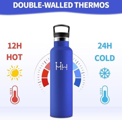 HoneyHolly Edelstahl Trinkflasche 500ML Kinder BPA-Frei Isoliert Thermoflasche