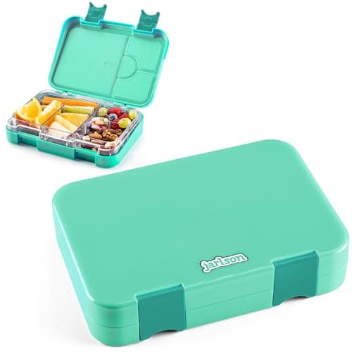 Jarlson® Brotdose Kinder mit Fächern - TONI Lunchbox - Auslaufdurchfall-Sicher – Jausenbox für Kindergarten und Schule -