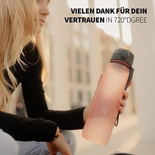 720°DGREE uberBottle Trinkflasche SoftTouch 500ml - Auslaufsicher, BPA-Frei - für Sport und Outdoor-Aktivitäten - Climat
