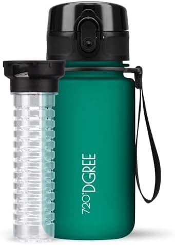 720°DGREE uberBottle Trinkflasche SoftTouch 500ml - Auslaufsicher, BPA-Frei - für Sport und Outdoor-Aktivitäten - Climat