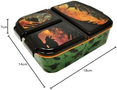 Kinder Brotdose Lunchbox Minecraft - mit Fächern - BPA frei - Perfect für Schultage und Picknicks