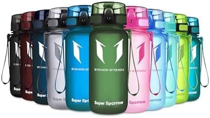 Super Sparrow BPA-frei Wasserflasche - 500ml - Ideale für Sport und Outdoor - Nachhaltig ClimatePartner certified