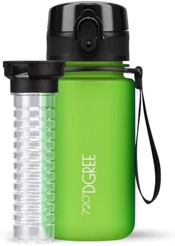 720°DGREE uberBottle Trinkflasche SoftTouch 500ml - Auslaufsicher, BPA-Frei - für Sport und Outdoor-Aktivitäten - Climat