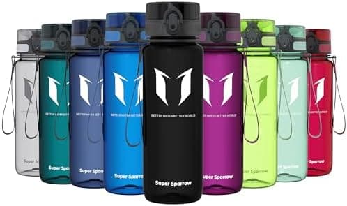 Super Sparrow BPA-frei Wasserflasche - 500ml - Ideale für Sport und Outdoor - Nachhaltig ClimatePartner certified